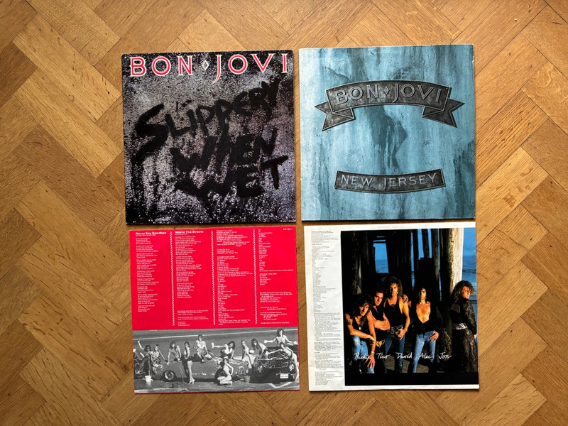 Bon Jovi 2 vinyl albums