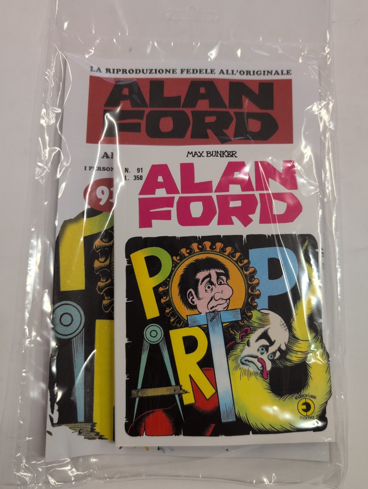 ALAN FORD ANASTATICA N° 91 POP ART NUOVO EDICOLA SETTEMBRE 2026