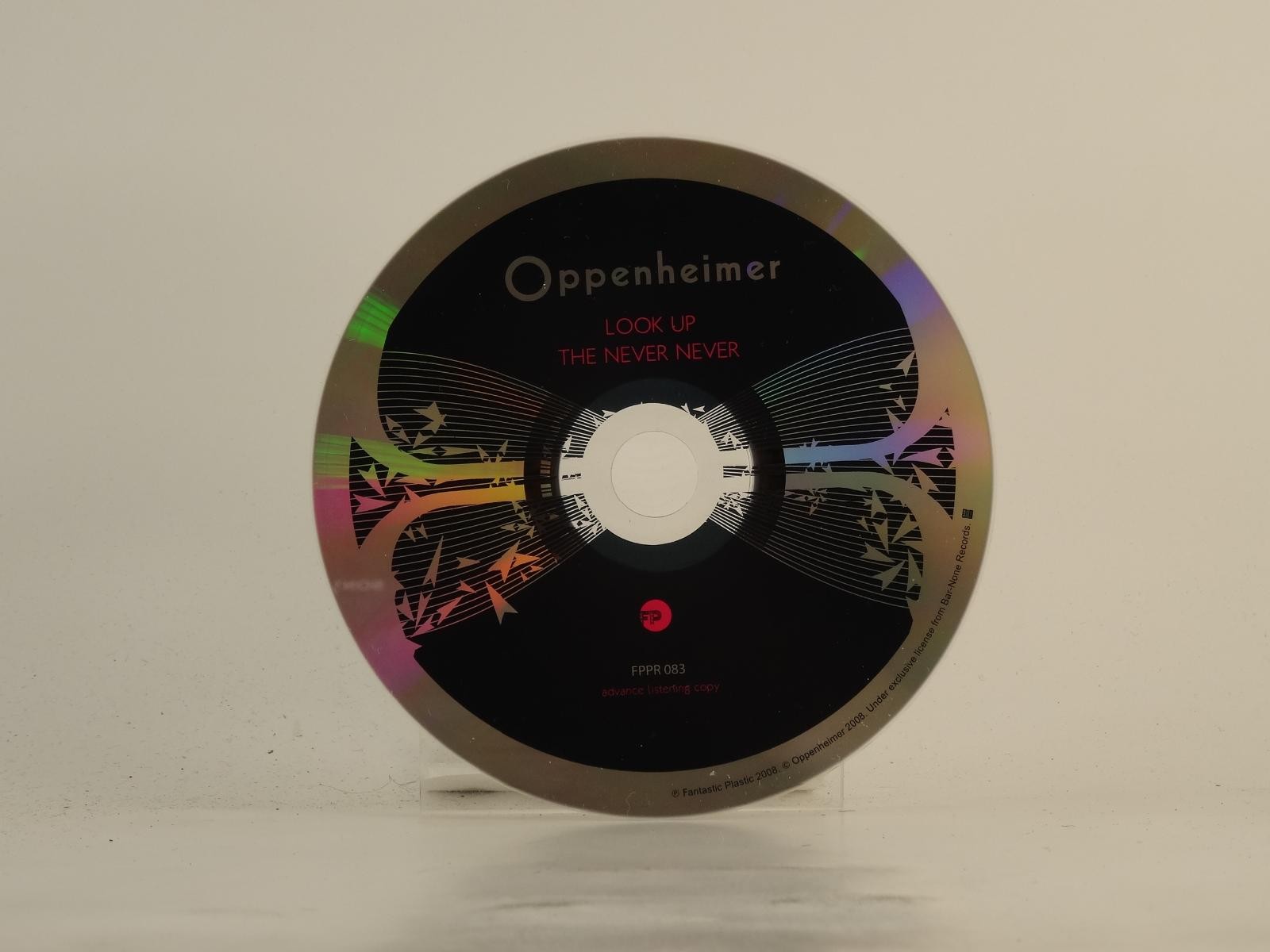 OPPENHEIMER LOOK UP (D82) 2 Track Promo CD Single including Plastic Sleeve FANTA