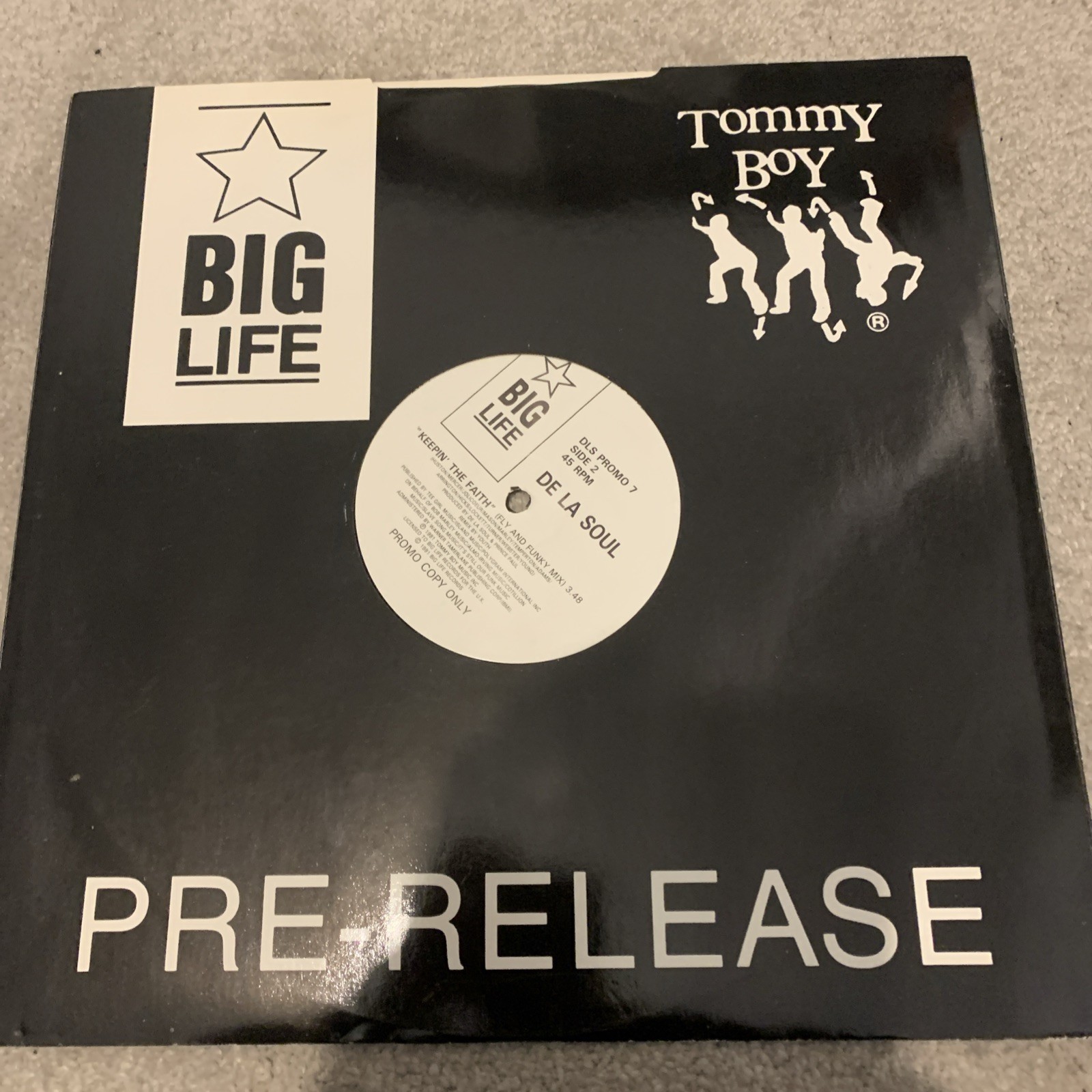 De La Soul Keepin the Faith 12” Single- Promo