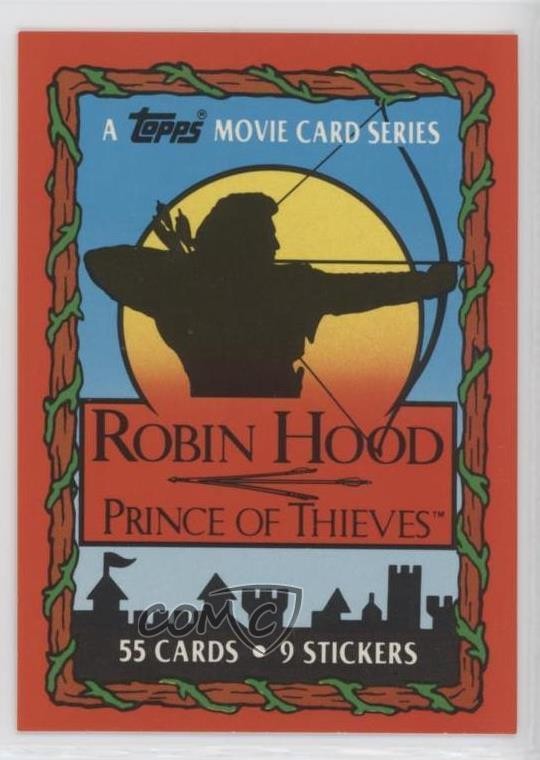 1991 Topps Robin Hood Principe dei Ladri 55 Card Set Hood: #1 3n4