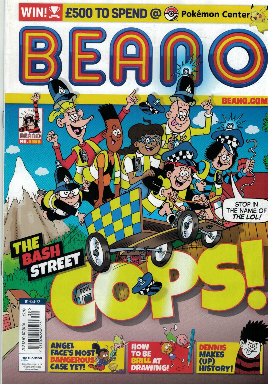 Beano Comic - No. 4155 - 01/10/2022 - The Bash Street Cops
