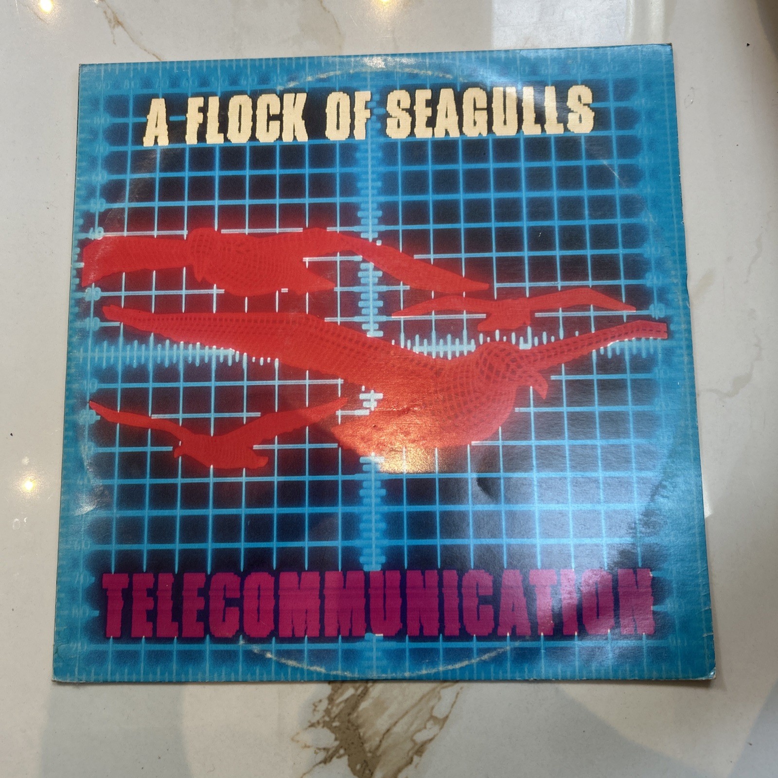 A Flock Of Seagulls Telecommunication 12” Vinyl Record Jive Records 1981
