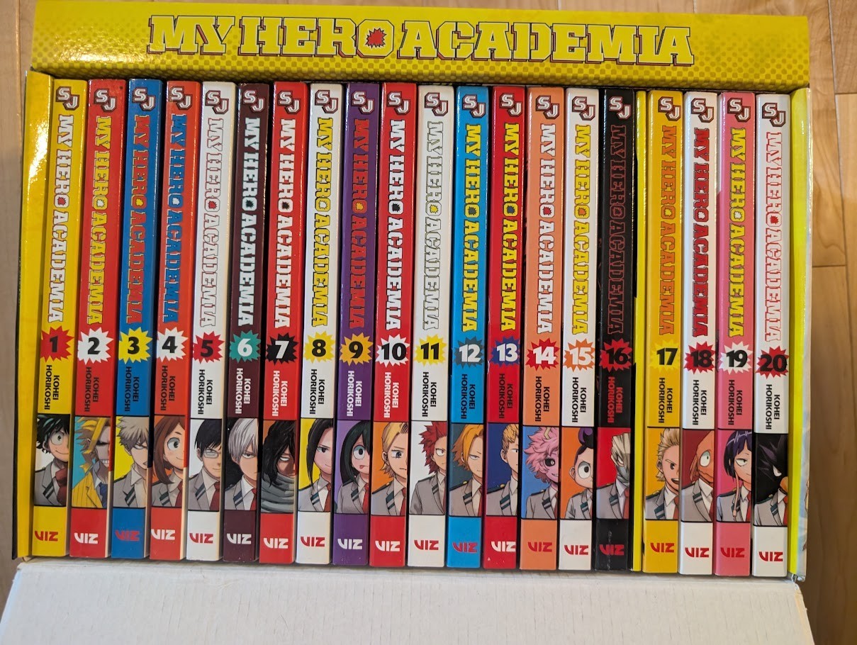 My Hero Academia Manga Box Set Volumi 1-20 - Kohei Horikoshi - senza poster