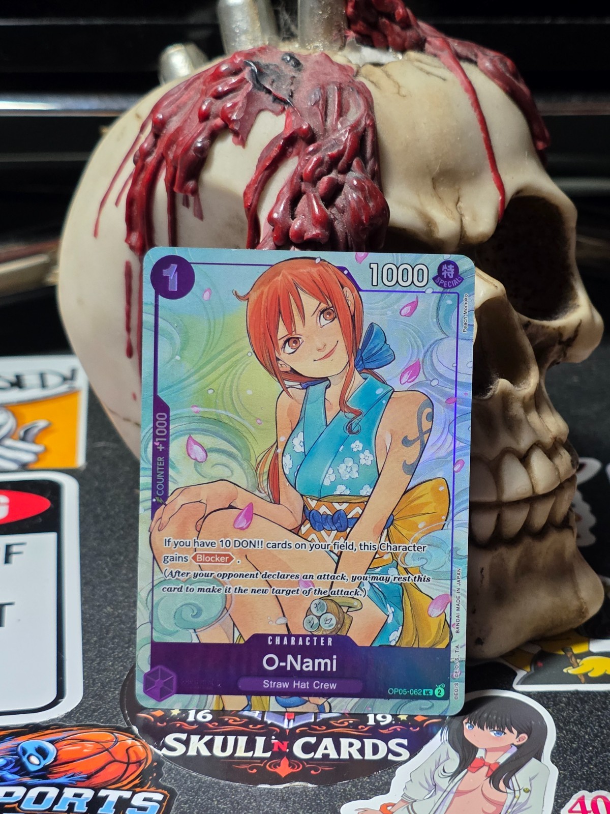 O-Nami (Illustration Box Vol.1) (Texturizzato) OP05-062 Carte Promozionali Pezzo Unico...