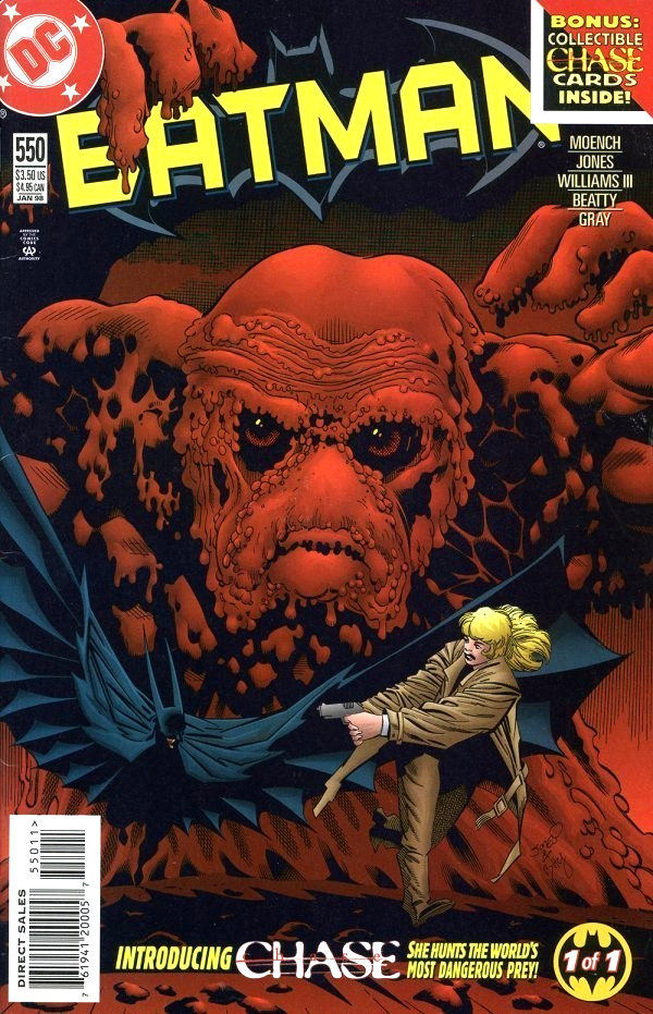 Batman #550 (NM)`98 Moench/ Jones  (Cover A/ With Cards)