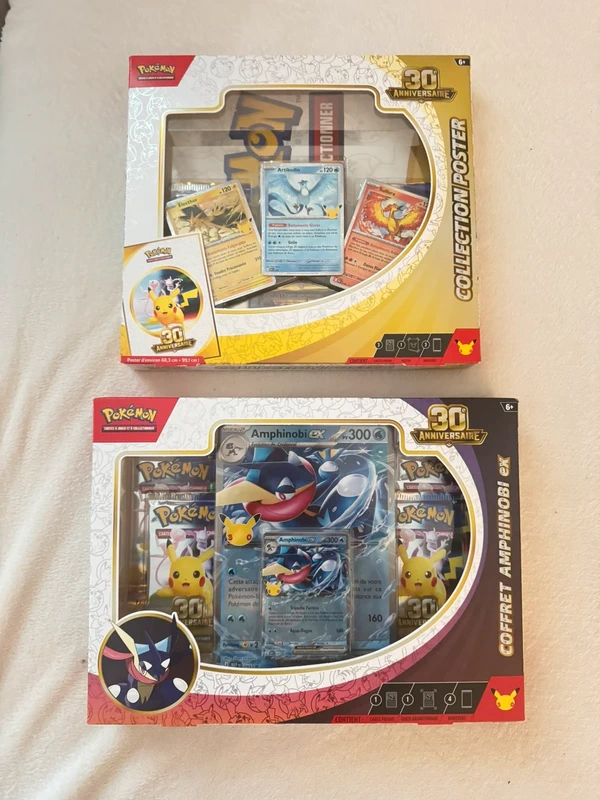 Pokémon 30 ans pack poster et amphinobi