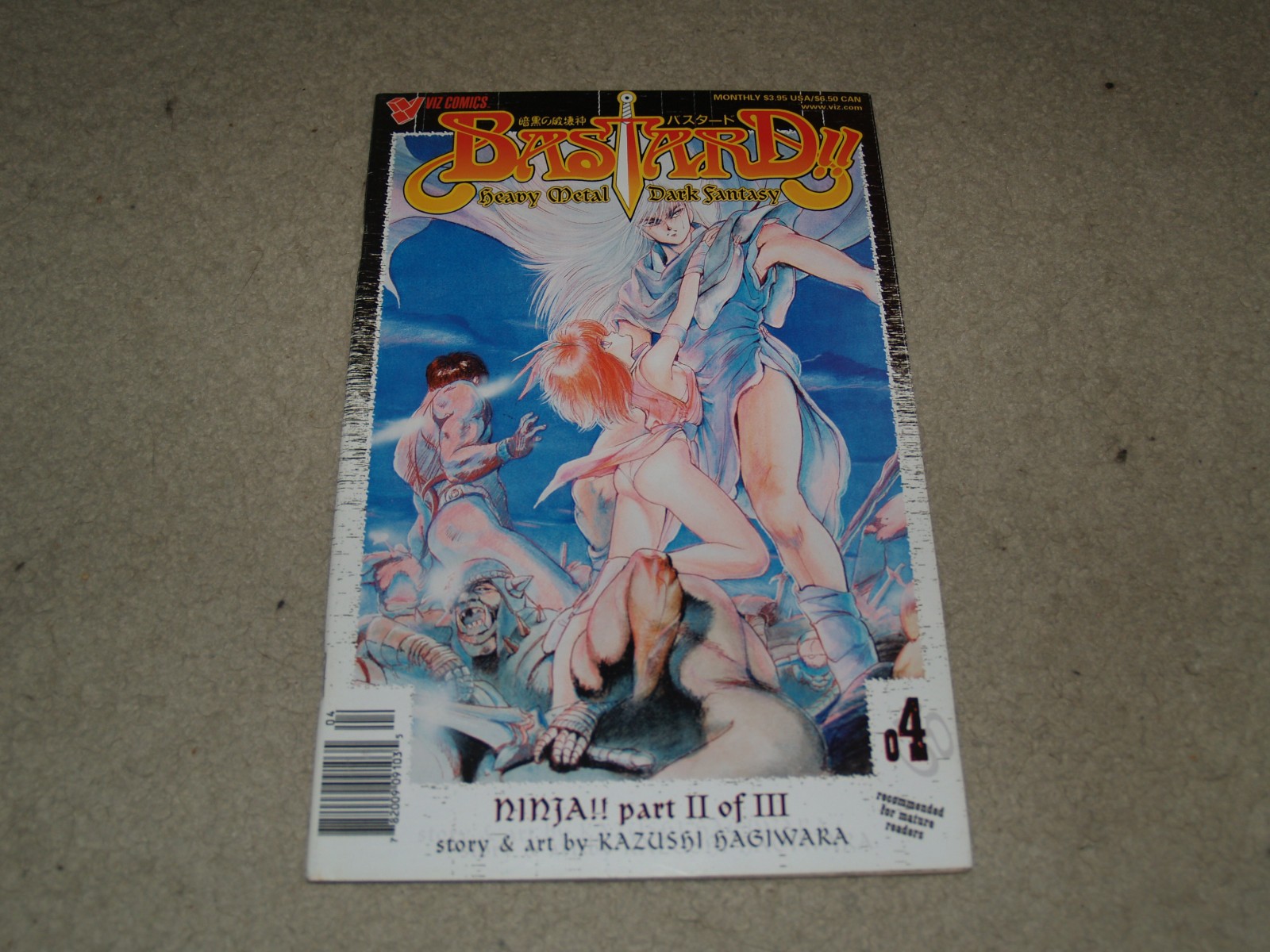 Bastard # 4 ( Viz Comics 2002 ) Heavy Metal Dark Fantasy