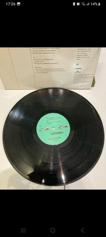 Vinile nightcrawlers push the feeling on
