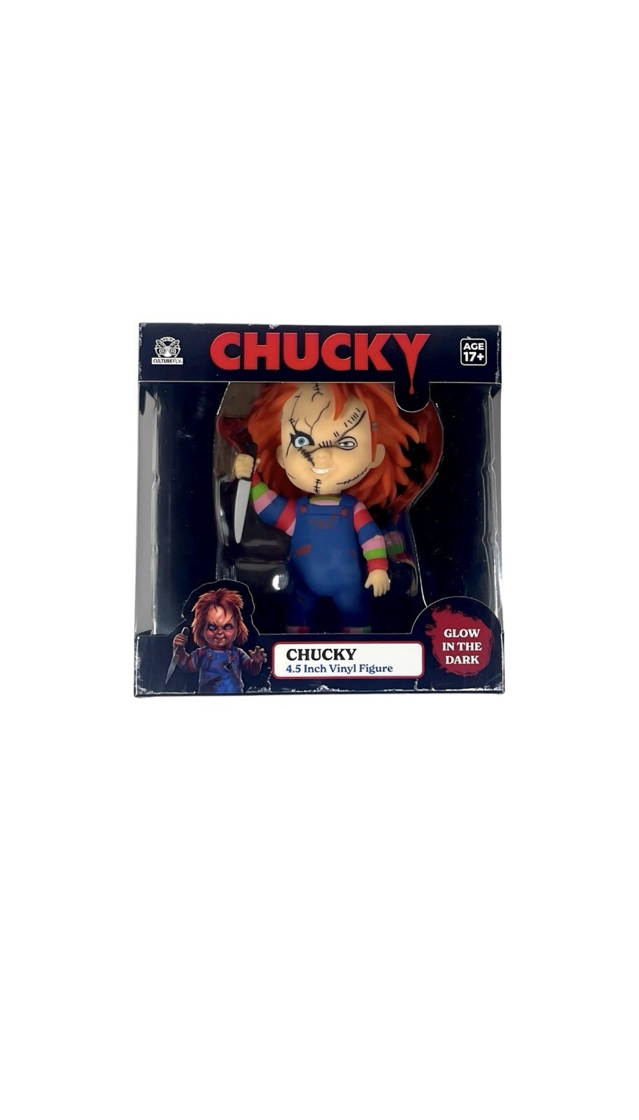 Child's Play Culturefly Horror 4.5" Chucky Doll Fun Pop Culture Vinyl Figure NIB
