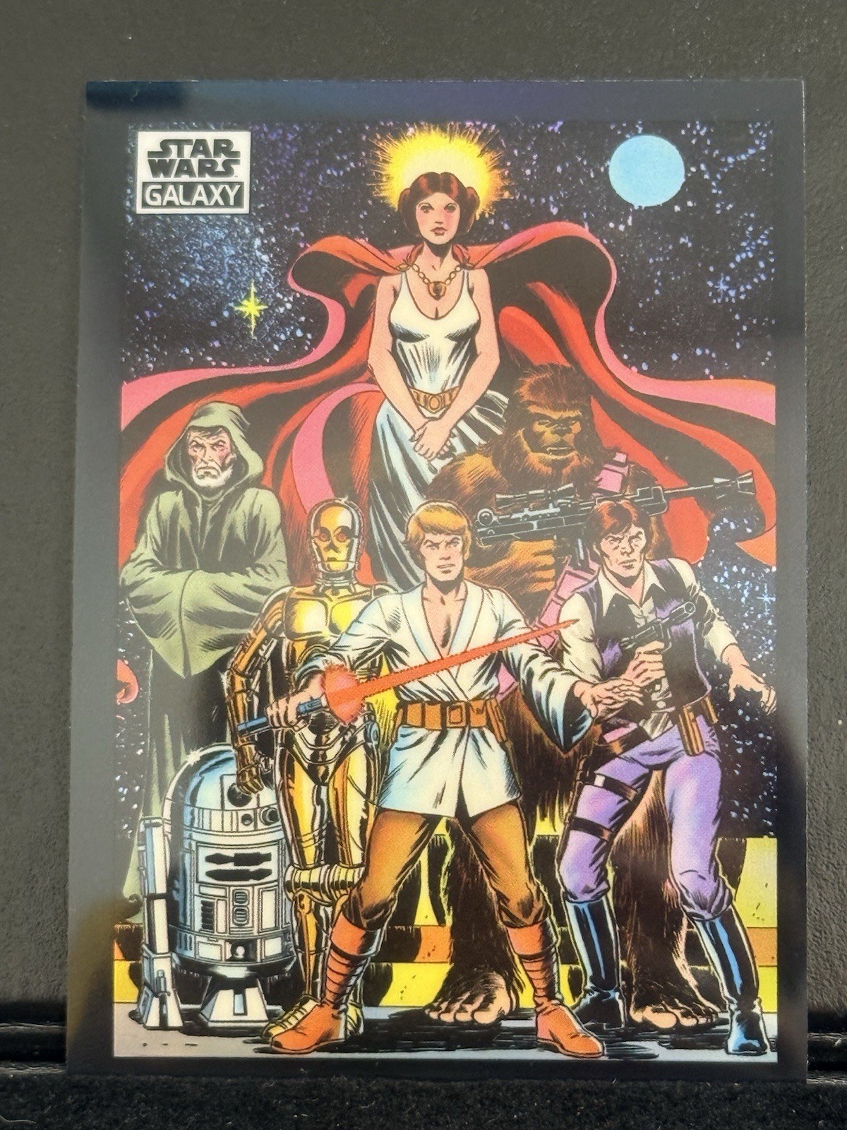 2022 TOPPS CHROME GALAXY STAR WARS REFRACTOR #57 STAR WARS BOX COVER