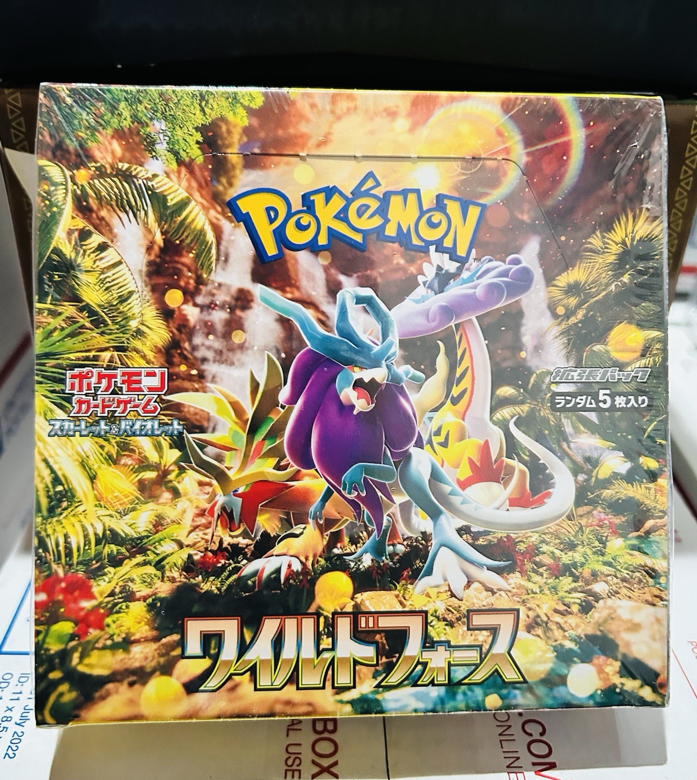 Pokémon Scarlatto e Viola. Wild Force sv5K Booster Box giapponese. Nuovo/sigillato
