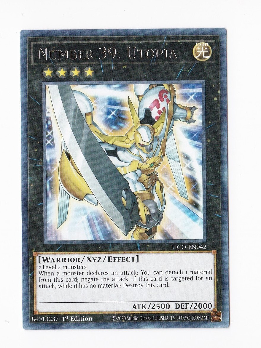 Konami YuGiOh 2020! 1ª Edizione -Numero 39: Utopia KICO-EN042