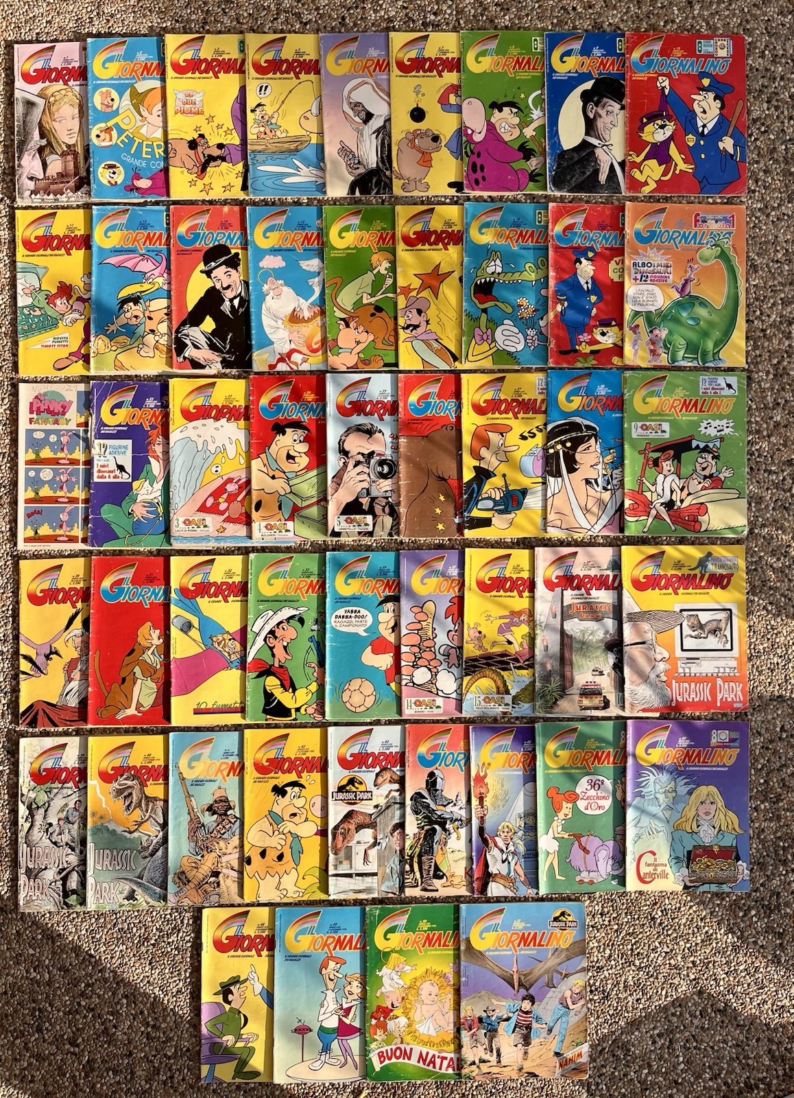 Il Giornalino 1993 numeri 1 - 51 (mancanti n. 4 e n. 12) + Raccoglitori e schede