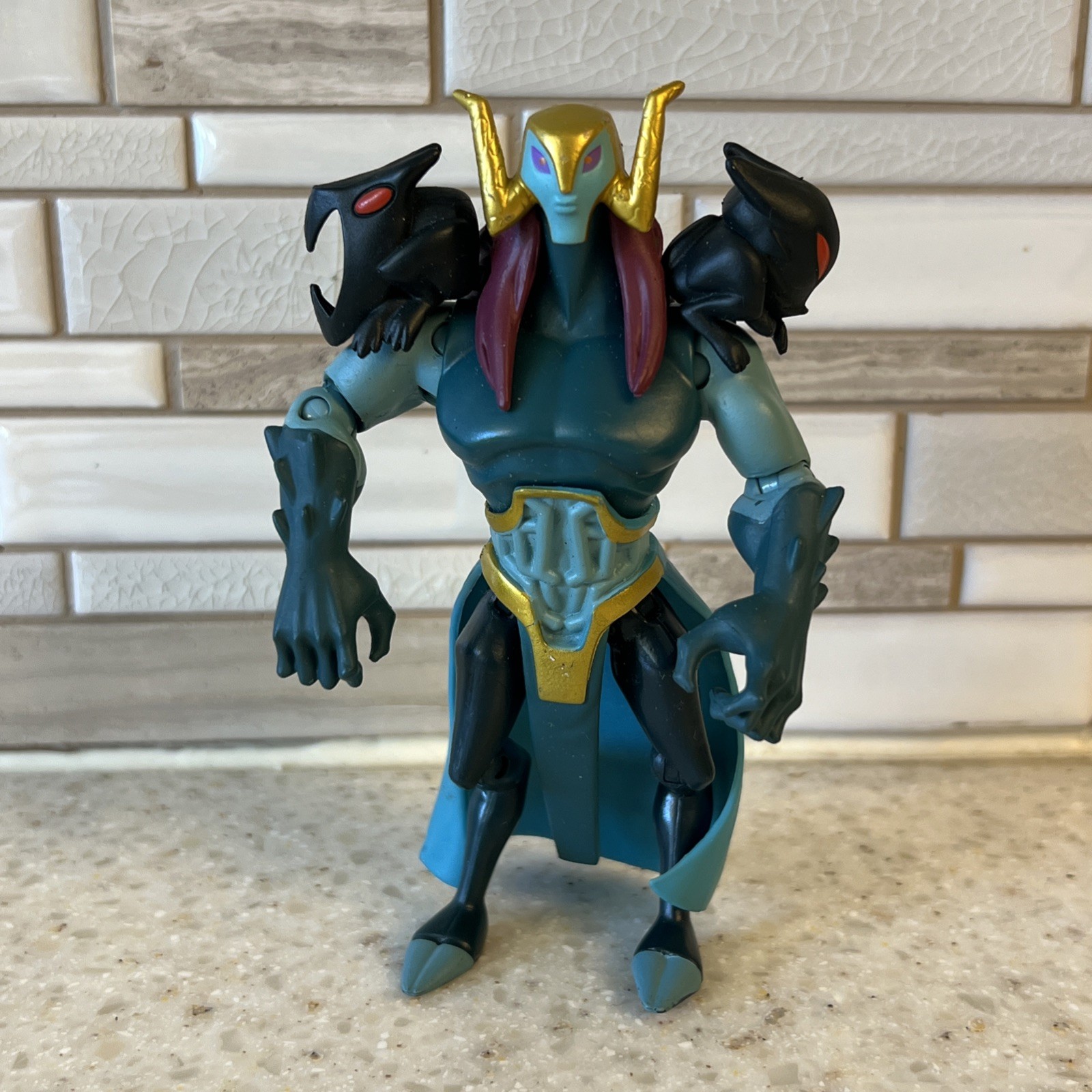 Baron Draxum Figure TMNT Rise of the Teenage Mutant Ninja Turtles Playmates Giocattoli