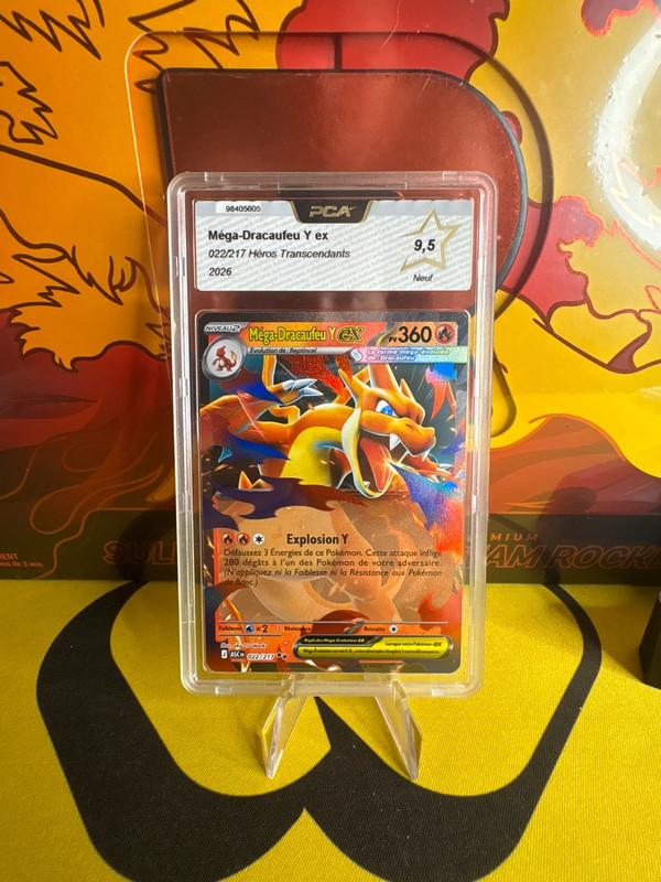 Méga-Dracaufeu Y ex 022/217 • Gradée PCA 9.5