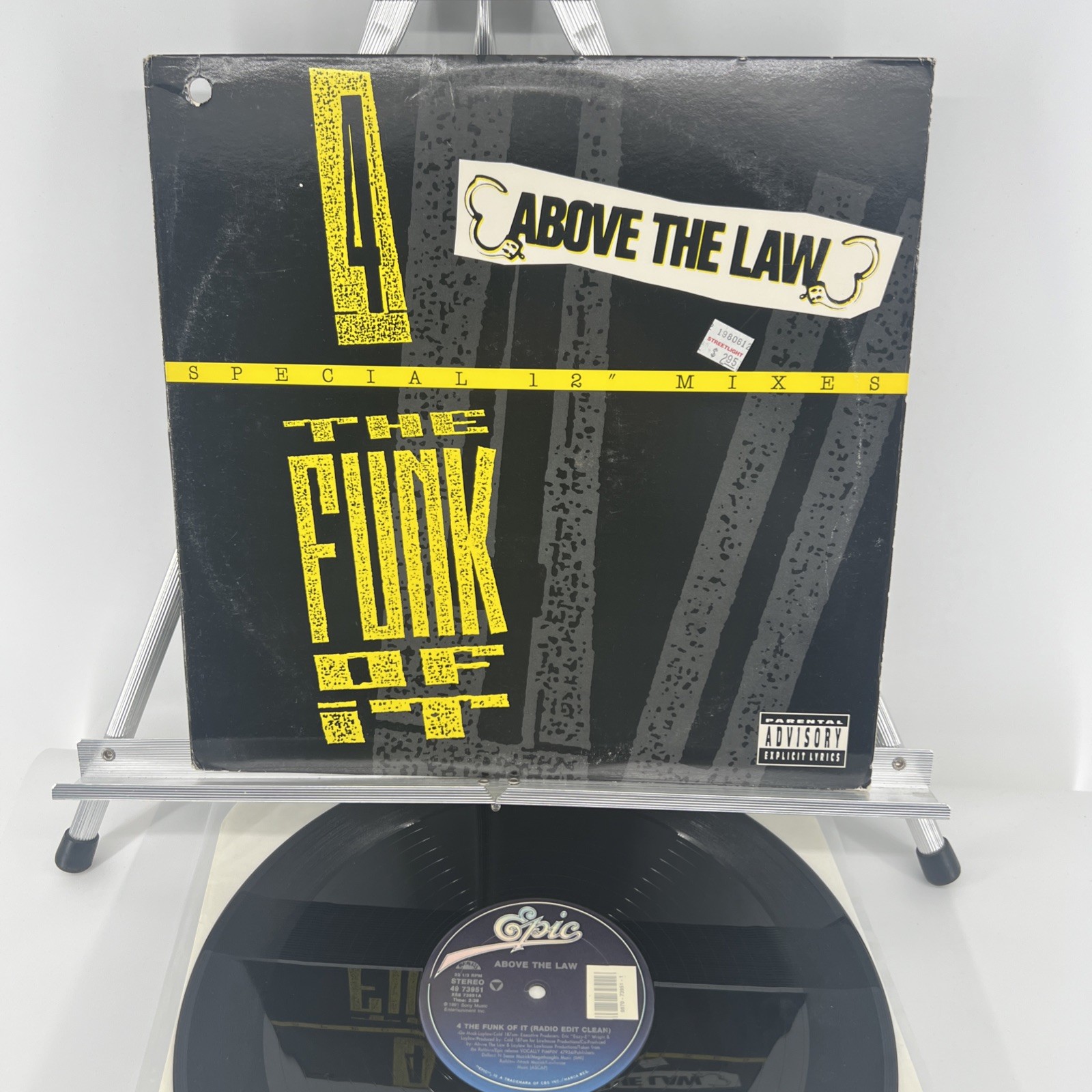 ABOVE THE LAW 4 THE FUNK OF IT - EPIC RECORDS West Coast Rap 12" 1st Press