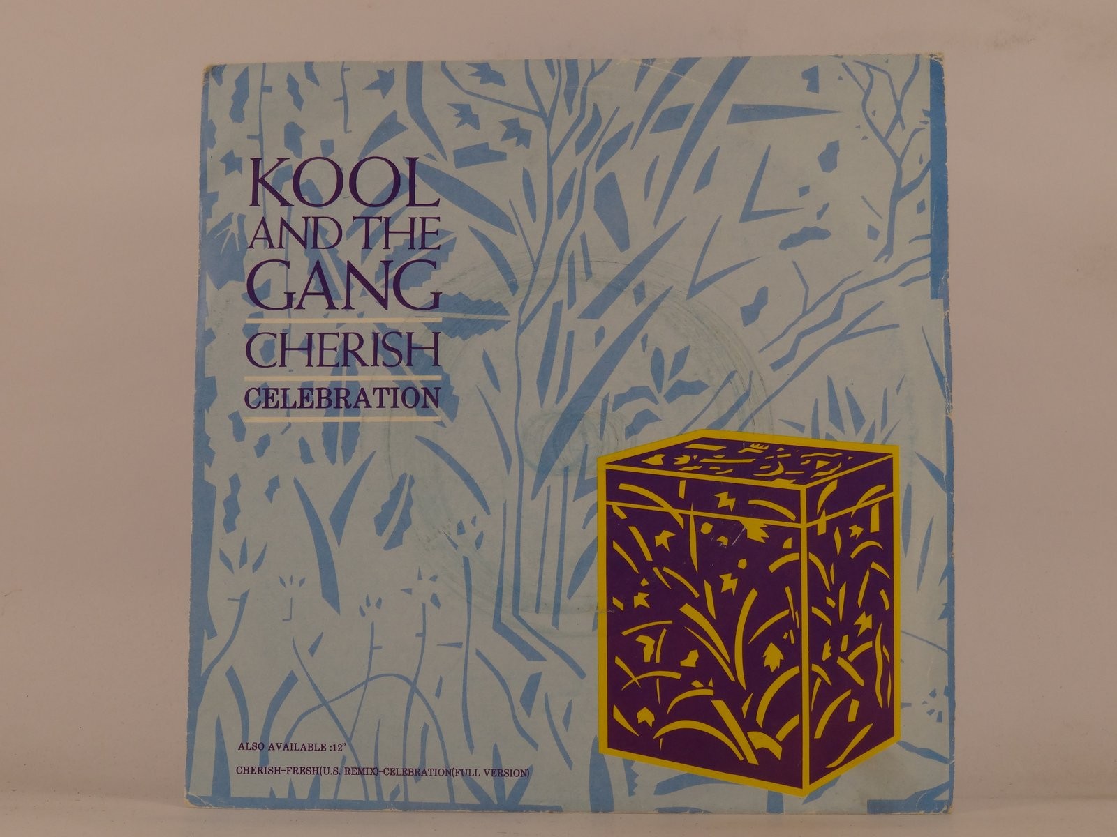 KOOL AND THE GANG CHERISH (125) 2 Track 7" Single plus Picture Sleeve DELITE