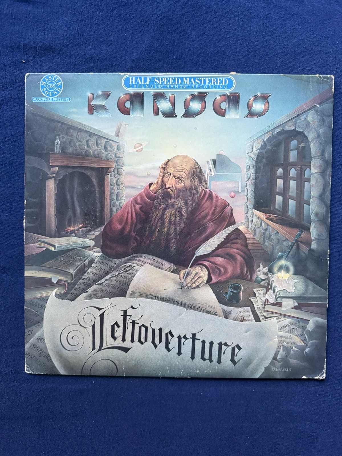 Kansas Leftoverture CBS Mastersound Half-Speed Audiophile Vinyl LP NM w/ Inserts
