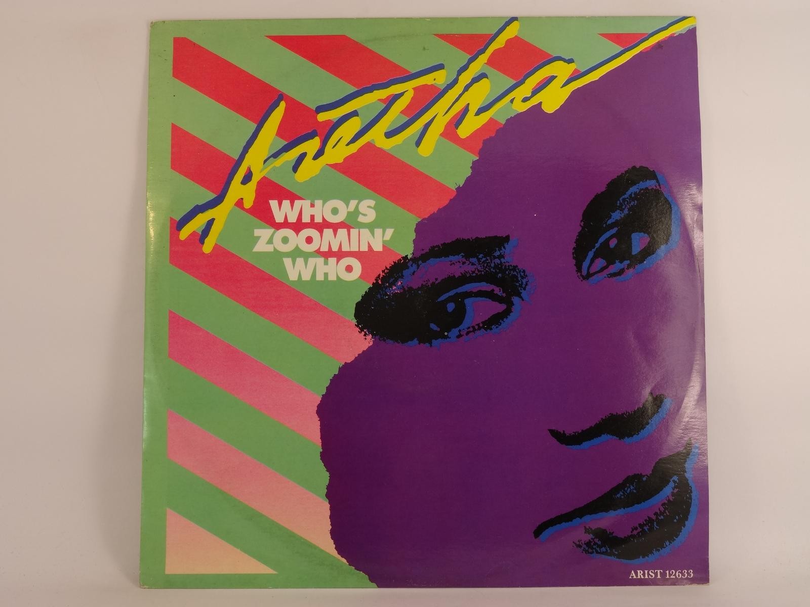 FRANKLIN,ARETHA WHO'S ZOOMIN WHO (2) (A) 12" ARISTA