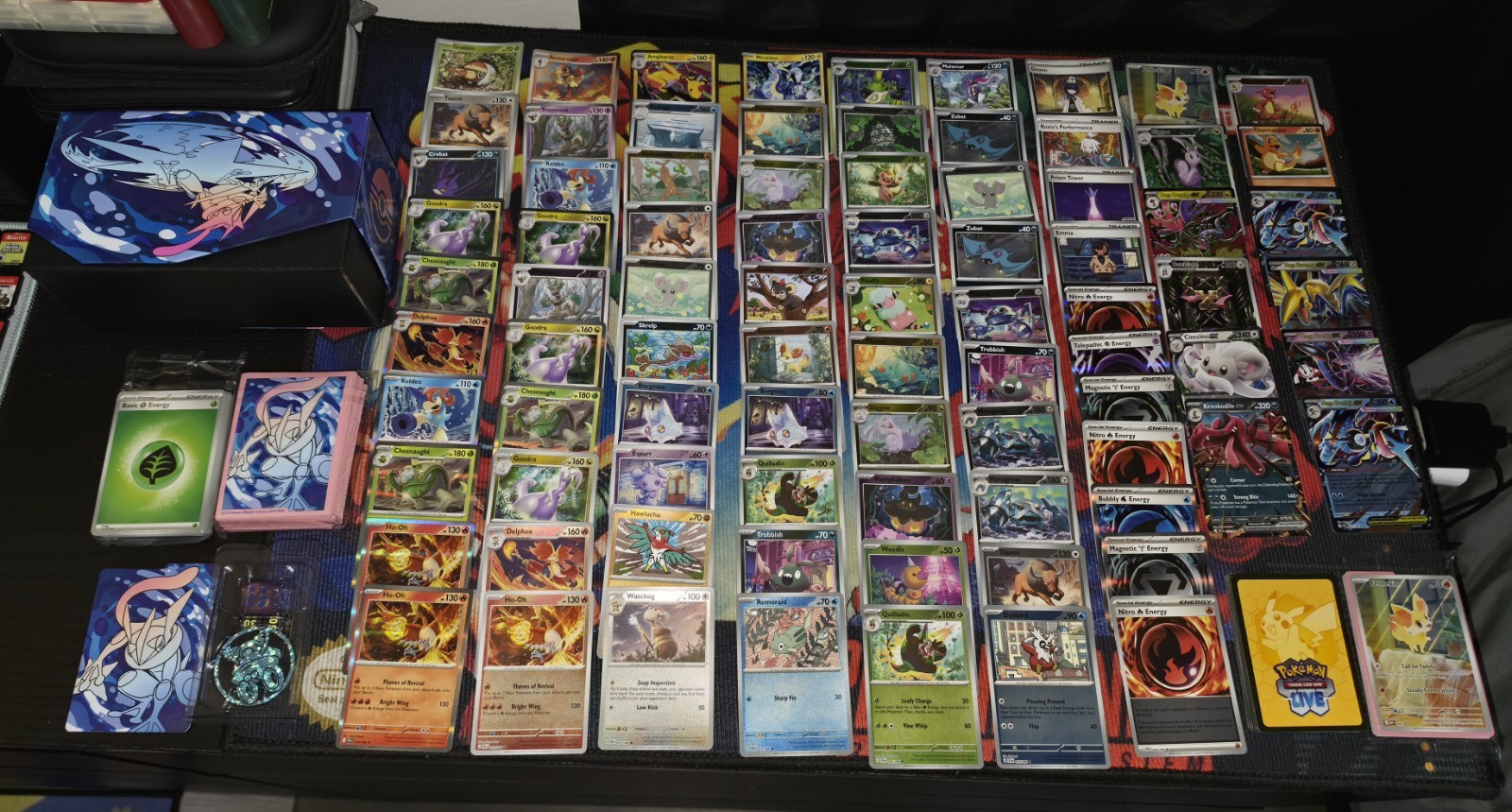Carte Pokemon: Lotto di 86 - Chaos Rising EBT - Holos, EX, Promo, Carte Codice