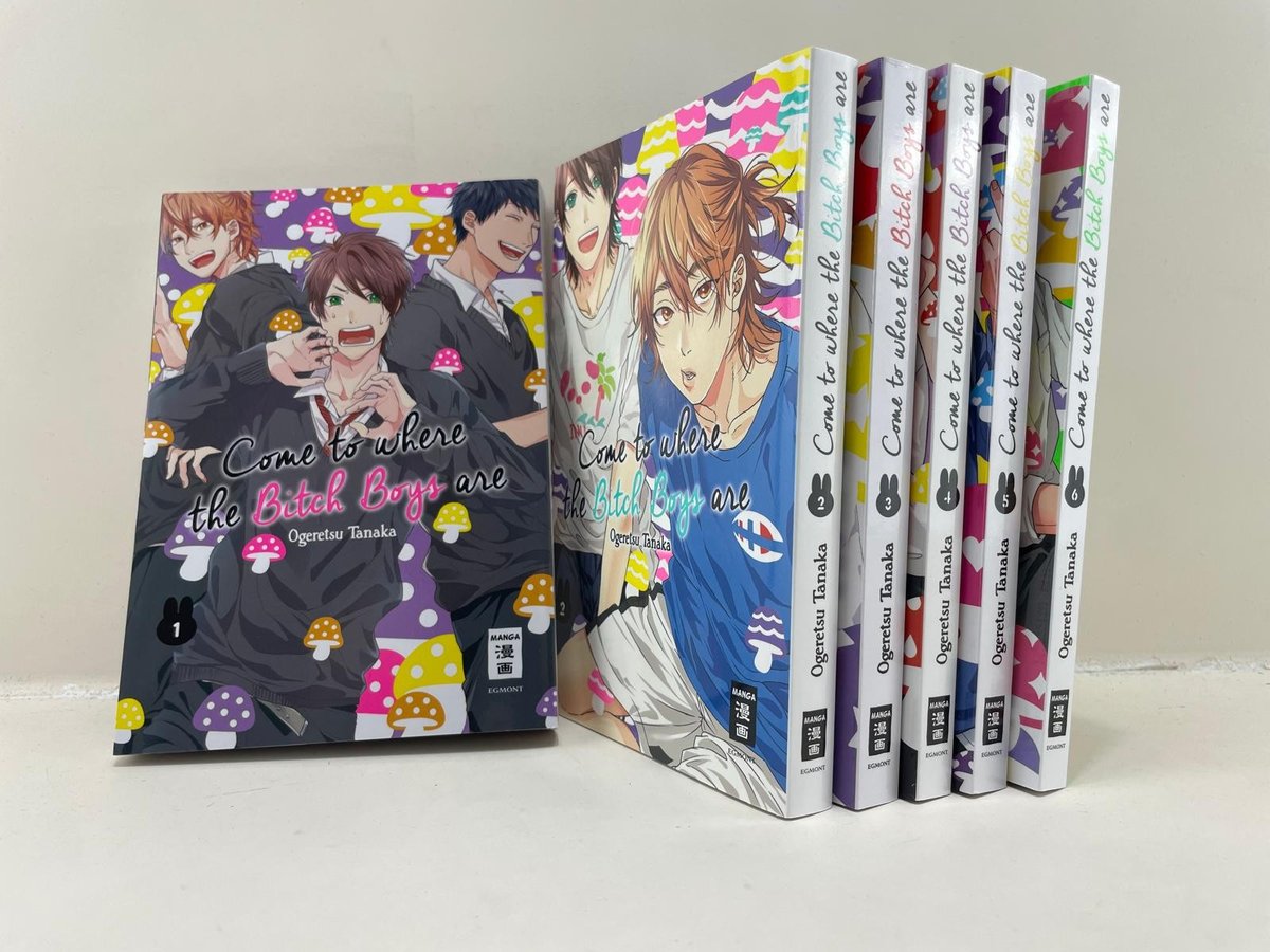 Come to where the Bitch Boys are 1-6, manga Yaoi, ottime condizioni, italiano