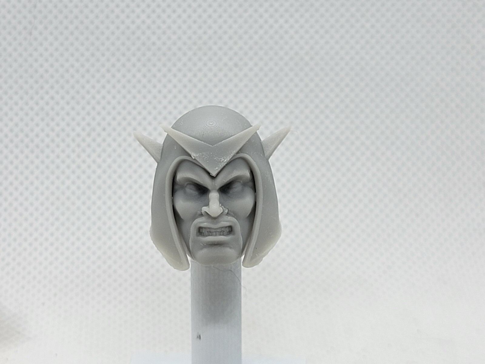 3d Printed CLASSIC MANDARIN ANGRY Head 1:12 6" Classified Legends Scale