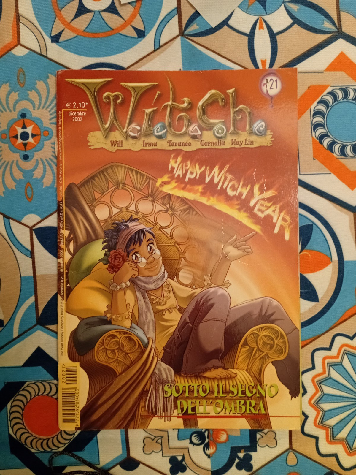 Witch W.i.t.c.h. fumetto numero 21 anno 2002