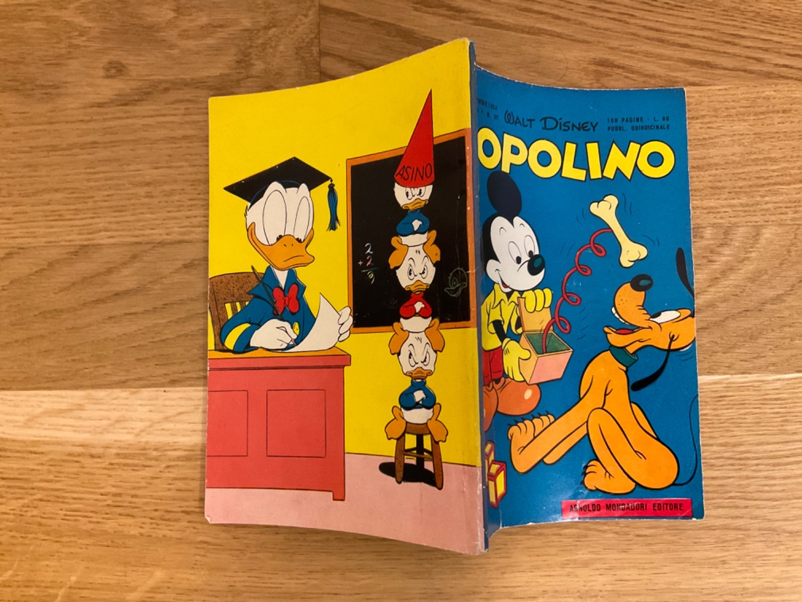 TOPOLINO LIBRETTO N.99 MONDADORI - 1954 - ORIGINALE DISNEY - SI BOLLINO