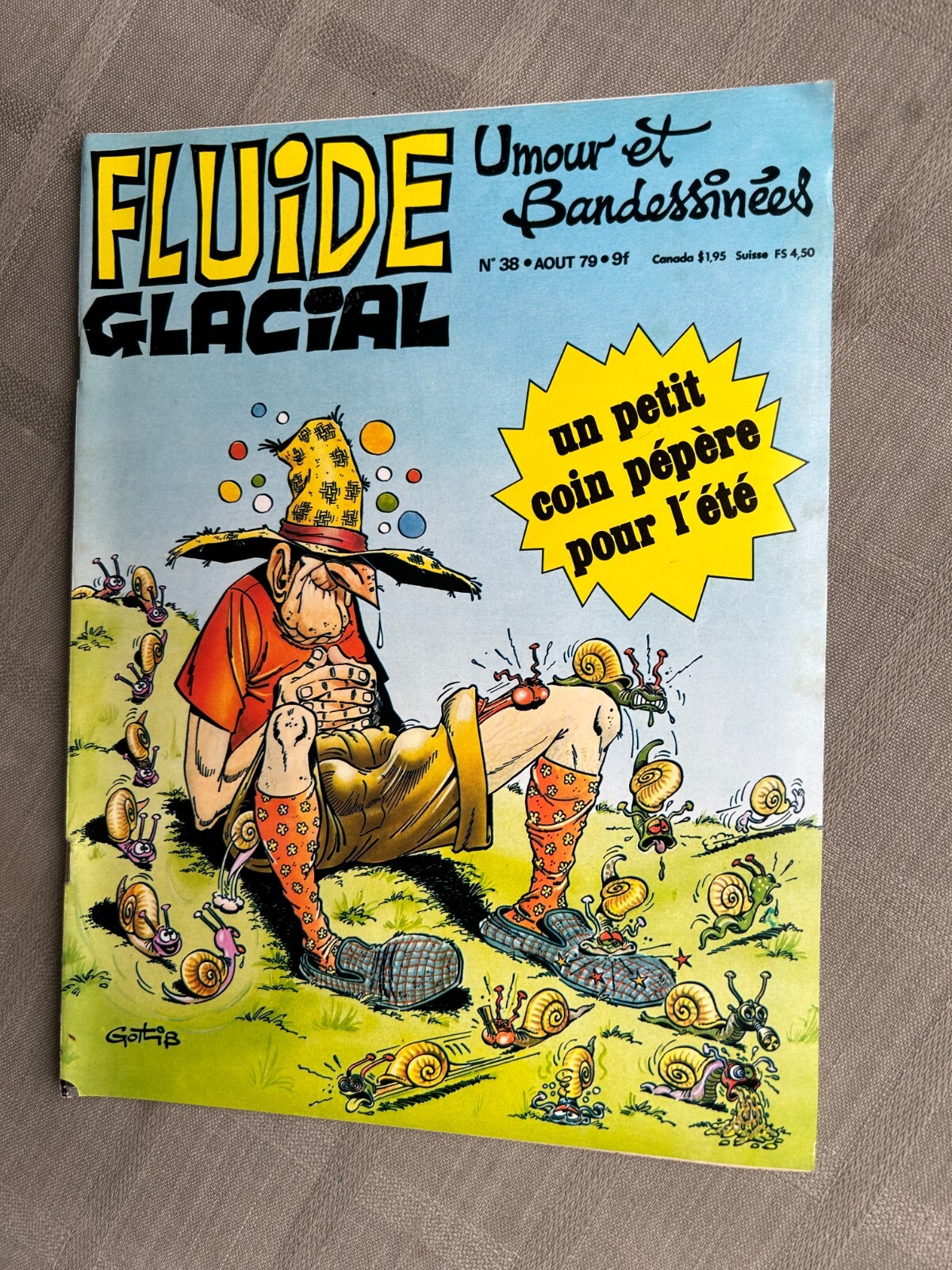 FLUIDE GLACIAL N°38 AOÛT 1979 EN TRÈS BON ÉTAT