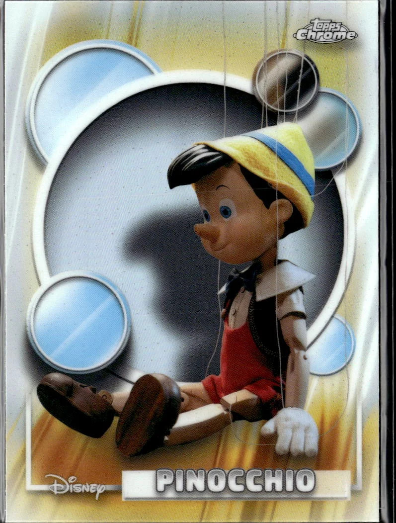 Pinocchio 2026 Topps Chrome Disney Refractor #95