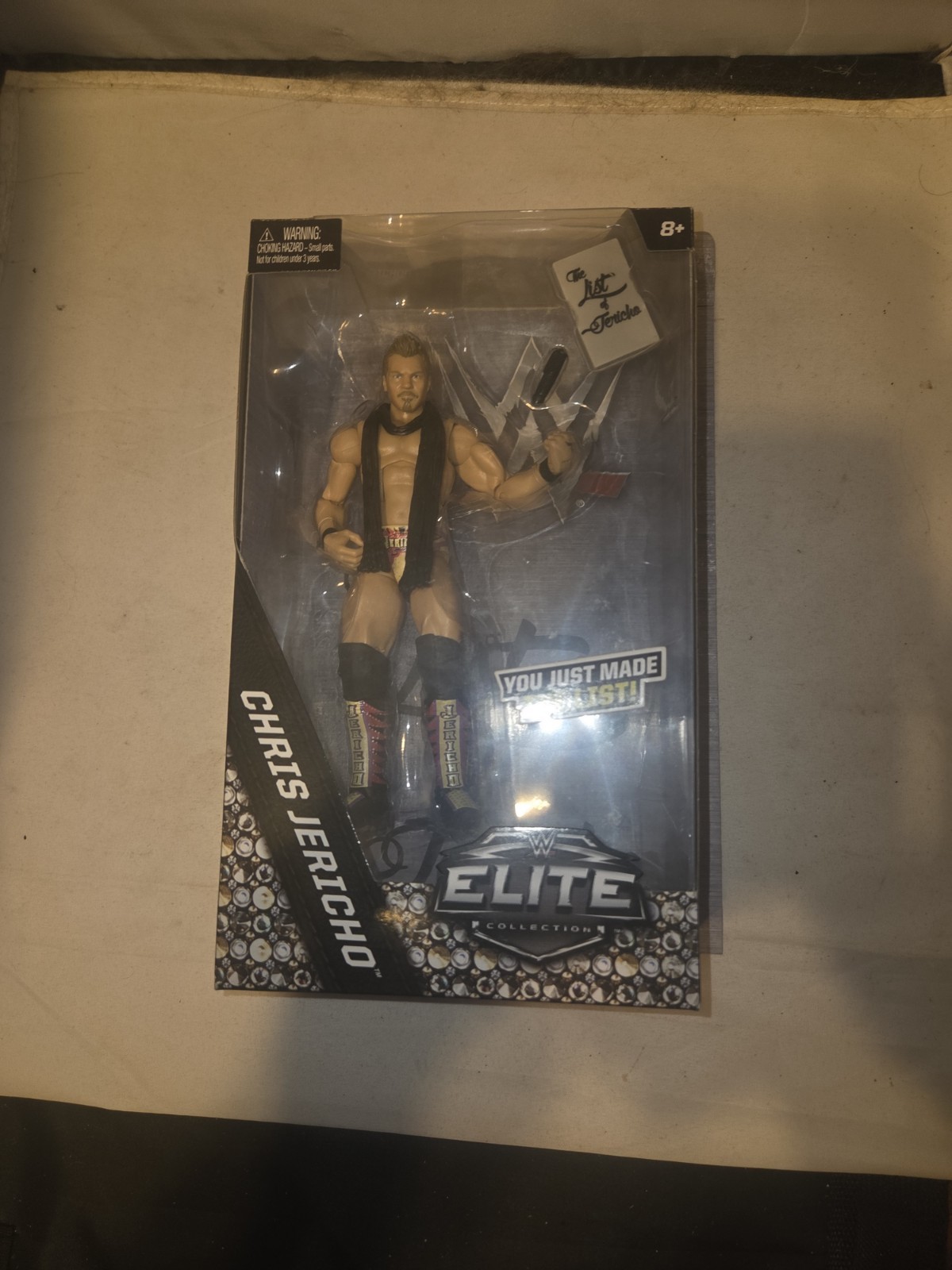 Mattel WWE Elite Collection Chris Jericho Action Figure w/ List Accessory