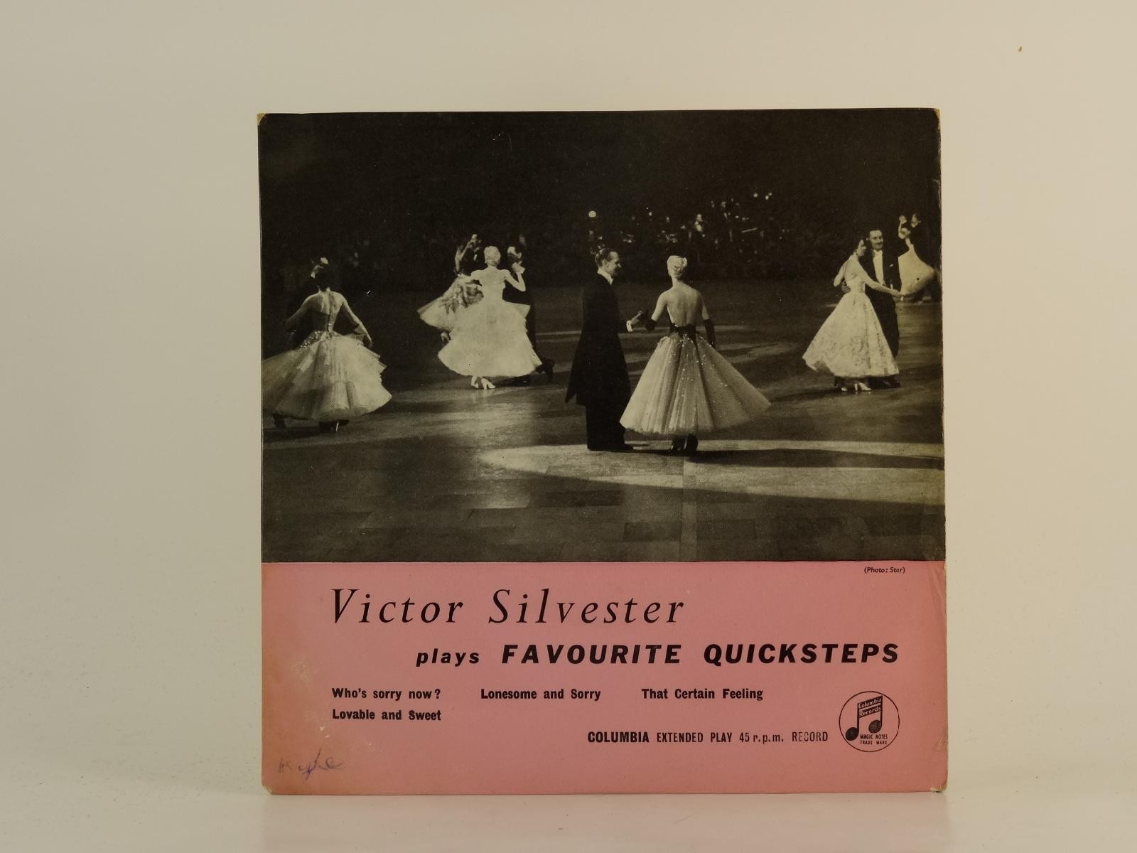 VICTOR SILVESTER FAVOURITE QUICKSTEPS (88) 4 Track 7" Single including Picture S
