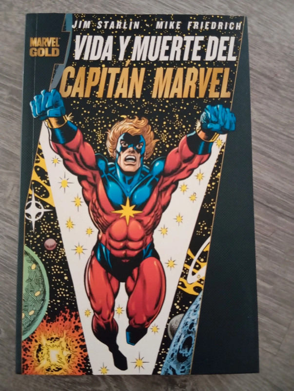 Capitán Marvel vida y muerte del capitán Marvel.