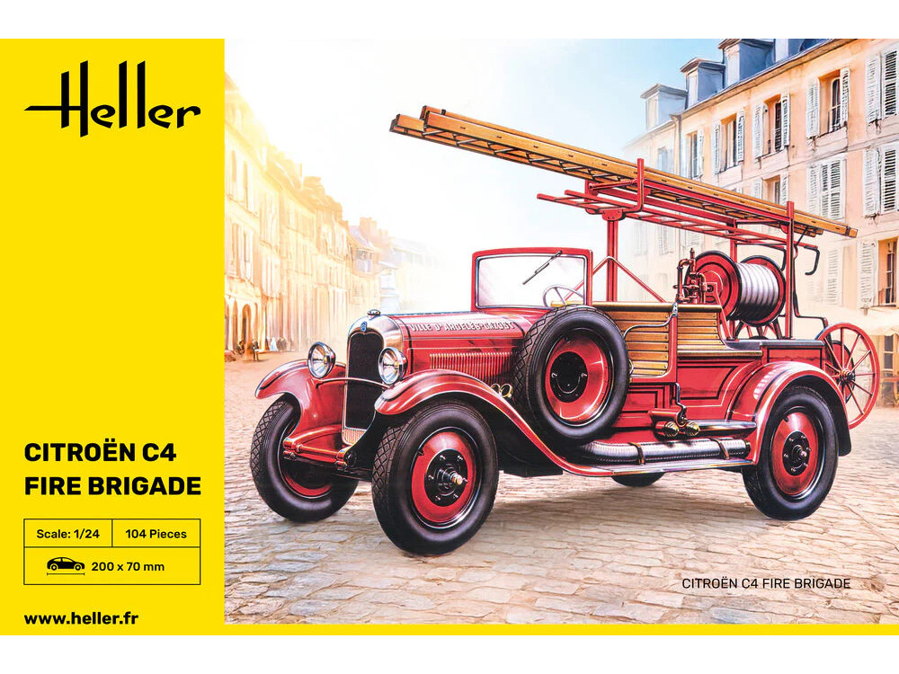 Heller - Vigili del Fuoco Citroen C4 (1928-1930), 1/24, 80733