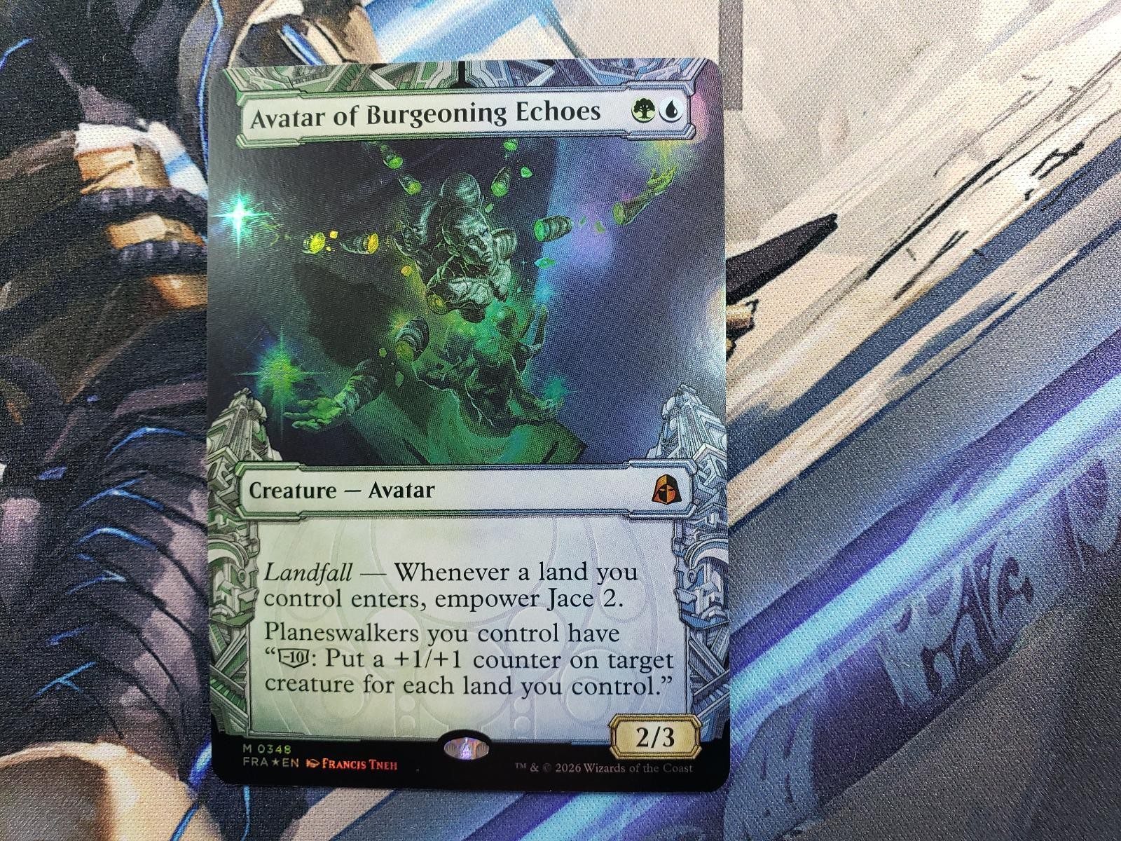 Avatar of Burgeoning Echoes (Vetrina) 348 Reality Fracture Foil quasi nuovo