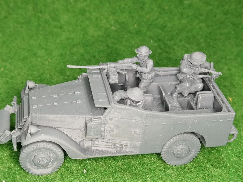 M3 scoot car avec équipage anglais ( bolt action )
