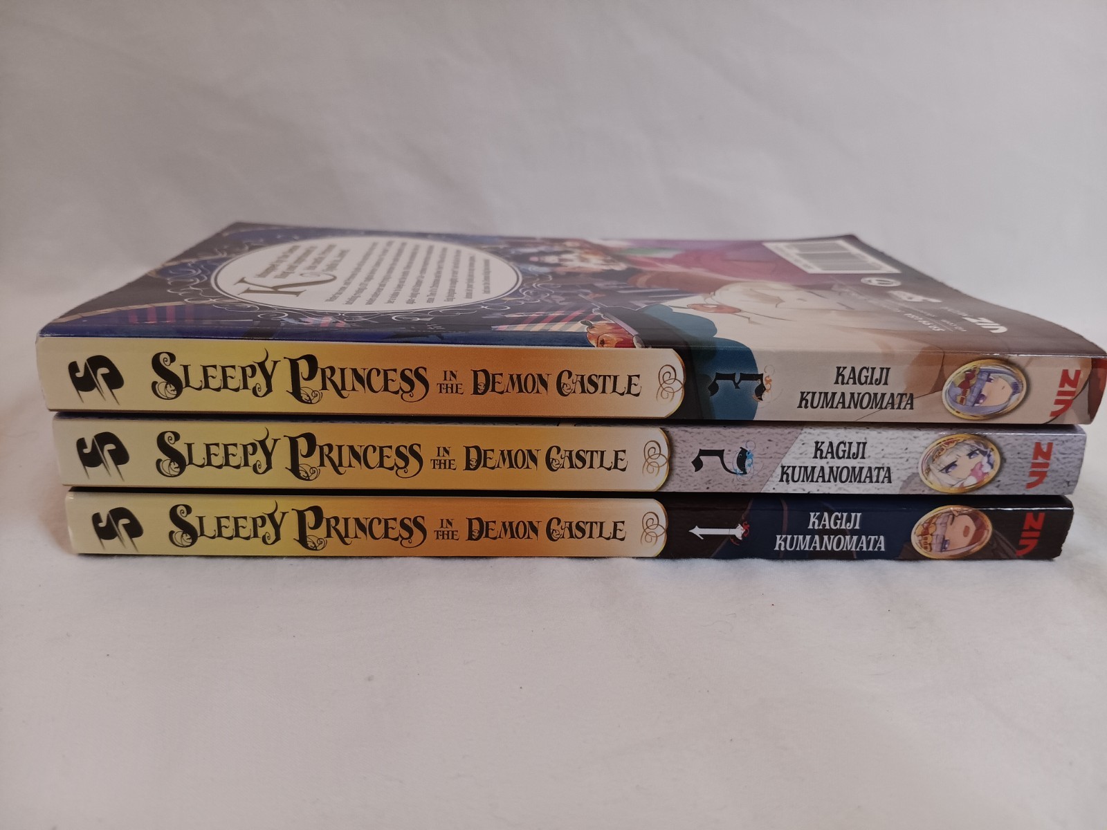 Lotto manga VIZ Sleepy Princess in the Demon Castle vol. 1-3 Softcover