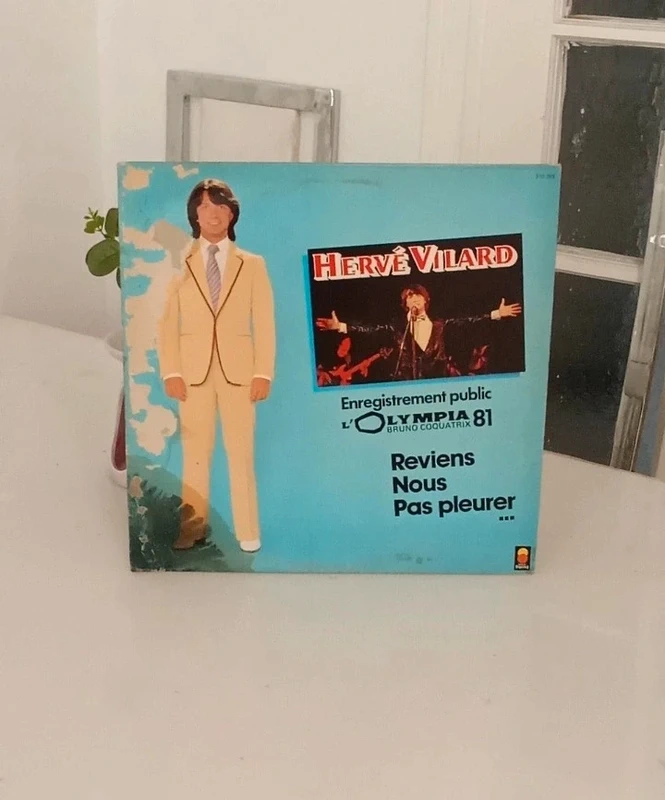 🩵💛 Vinyles Hervé Vilard l'Olympia 1981 🩵💛