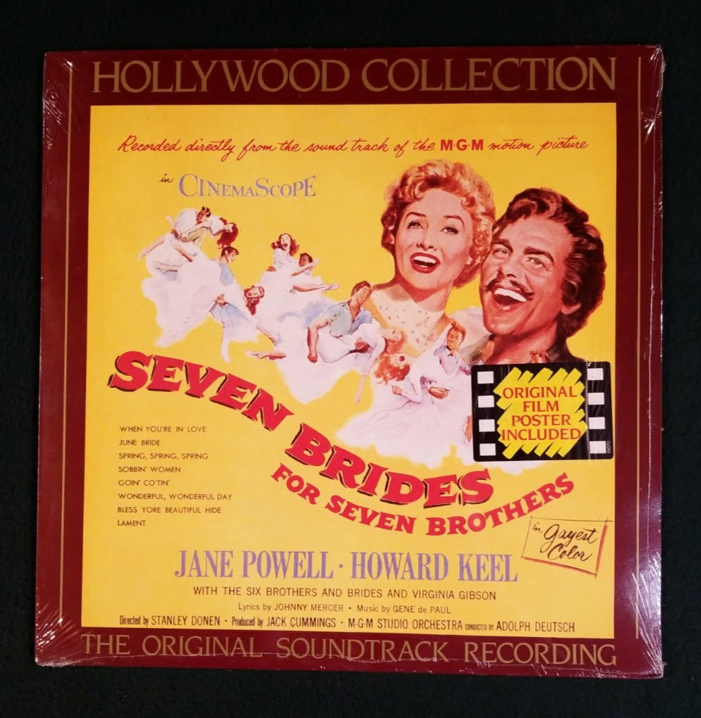 Seven Brides For Seven Brothers Soundtrack SEALED Vinyl LP CBS 450232 1 Poster