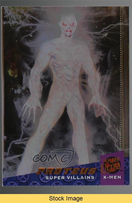 2018 Fleer Ultra Marvel X-Men Villains Rainbow Foil SP Proteus #99 READ 0wz4