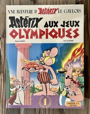 ASTERIX AUX JEUX OLYMPIQUES : EO 68 COLLÉE RARE IMPR HENON CRAQUANT NEUF UDERZO