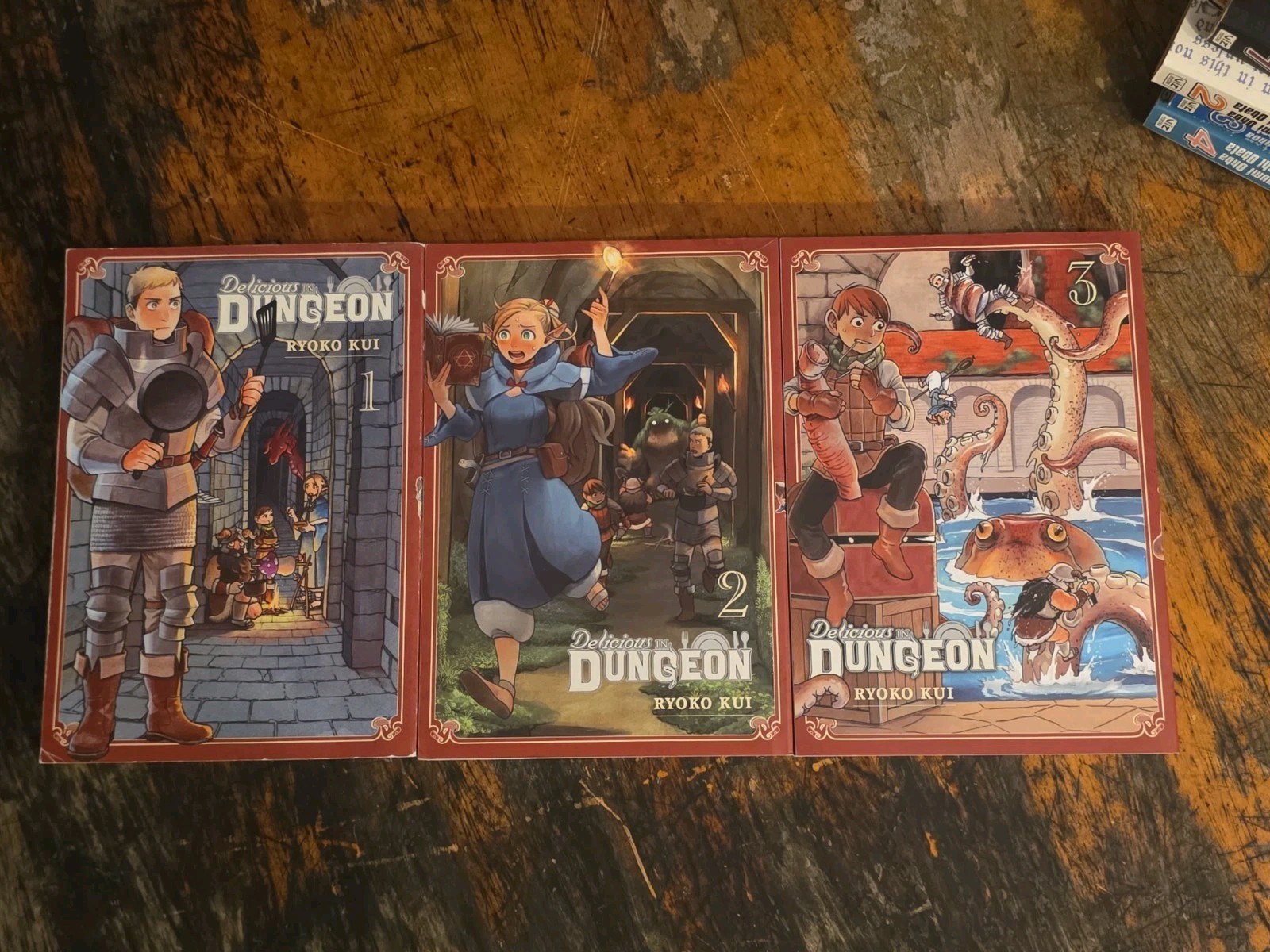 Delicious in Dungeon Vol 1-3 Eng Manga di Ryoko Kui - Commedia Cooking Fantasy