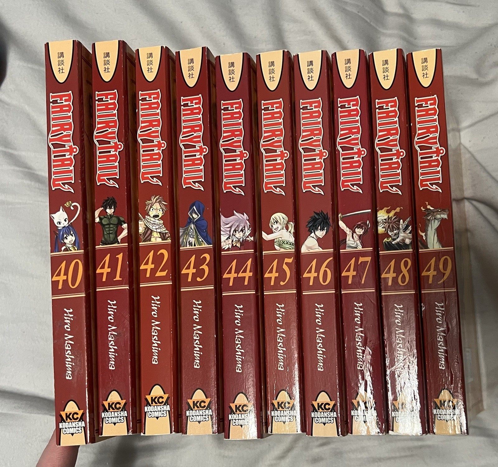 Lotto manga Fairy Tail Vol 40-49