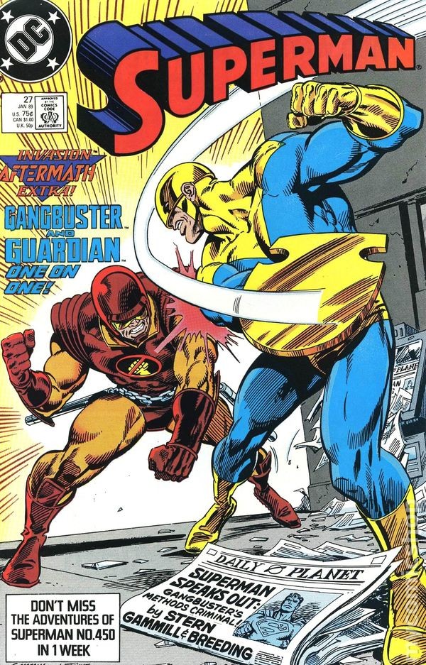 Superman #27 FN 1989 Immagine Stock
