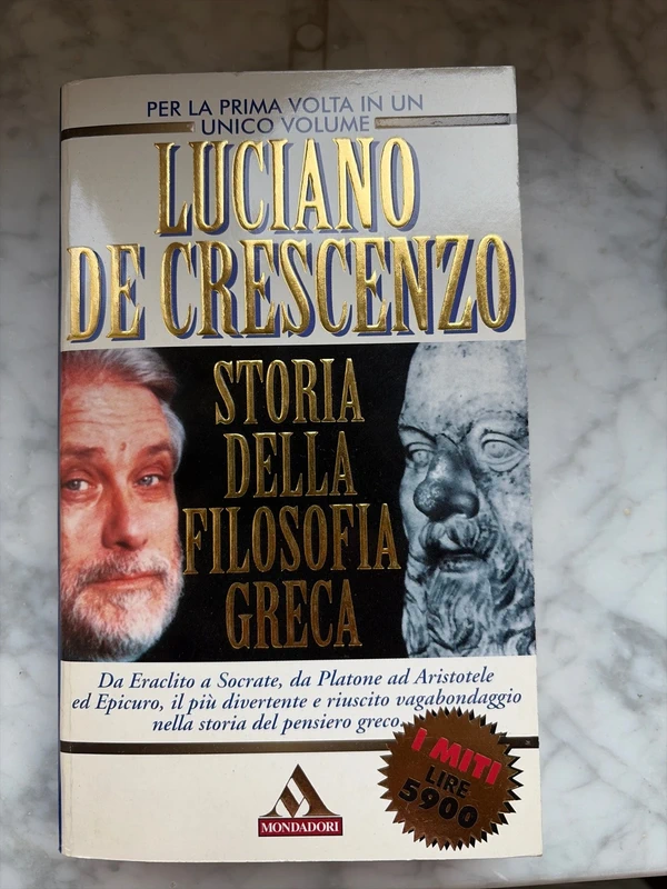 de Crescenzo, storia della filosofia greca