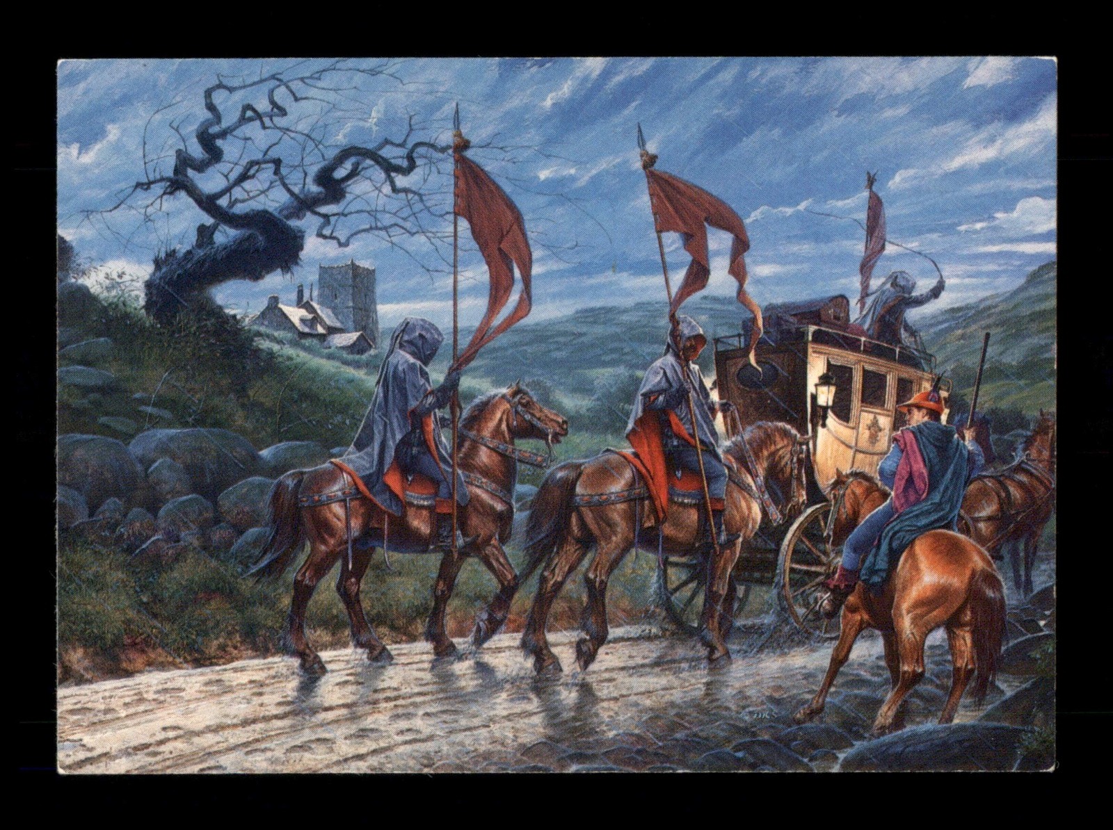 89 Forced Aside Darrell K Sweet 1994 FPG Fantasy Art Card TC CC