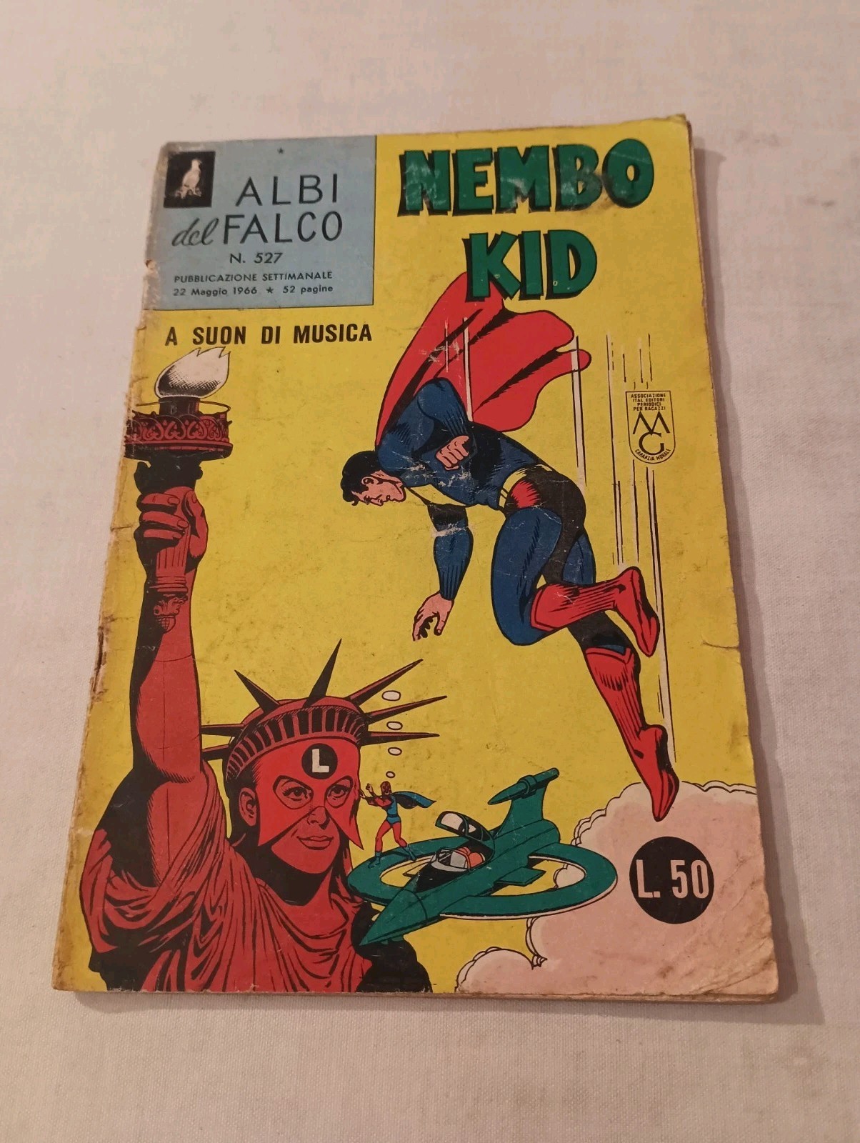 ALBI DEL FALCO NEMBO KID n. 527 del 1966 ED.  MONDADORI Superman 
