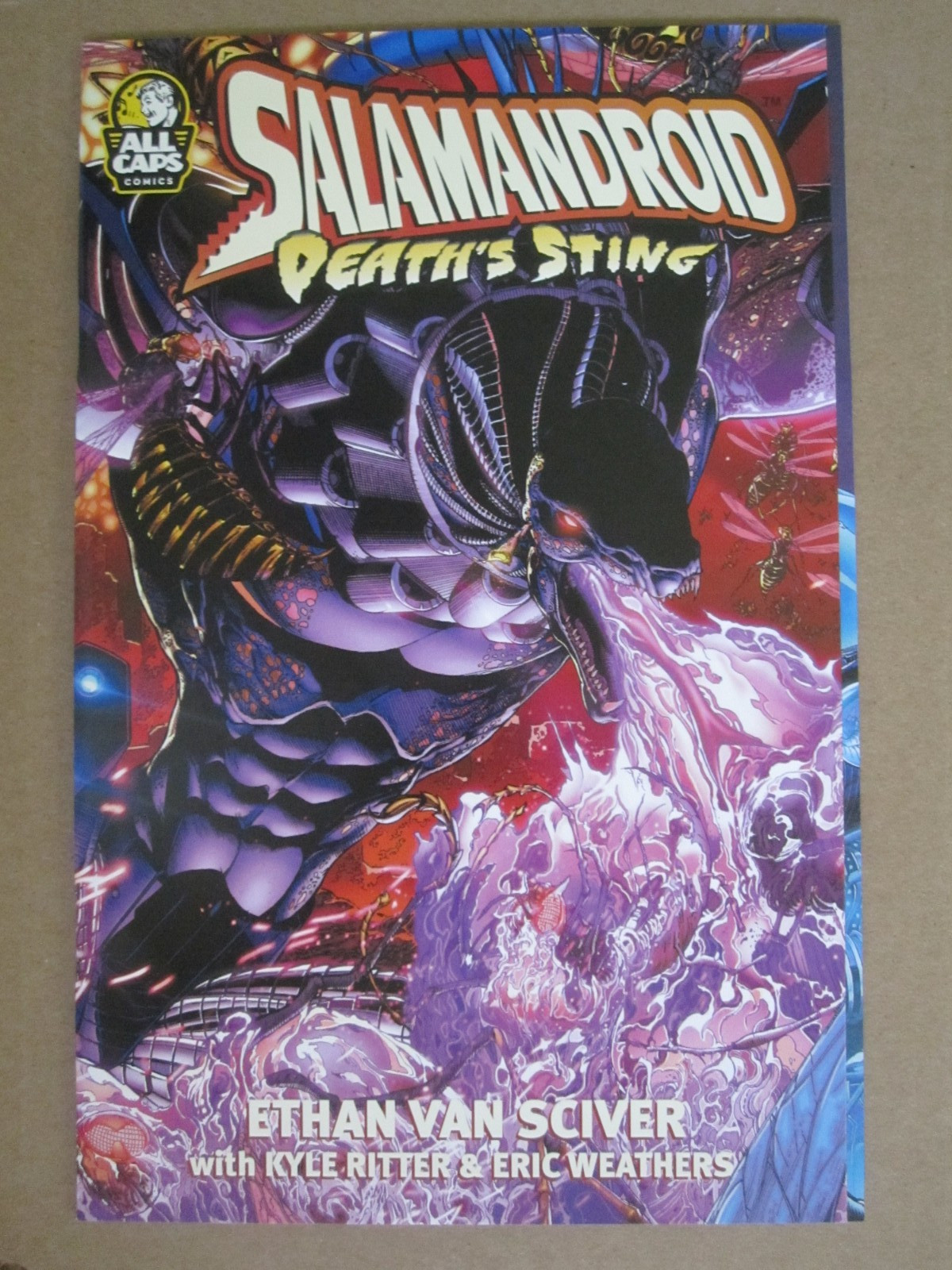 2023 TUTTI I CAPPELLINI FUMETTI SALAMANDROID: DEATH'S STING DI ETHAN VAN SCIVER