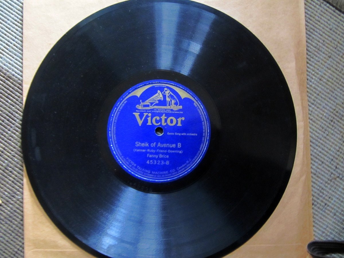 RUDOLPH VALENTINO The SHEIK of Avenue B parody FANNY BRICE Becky VICTOR 45323